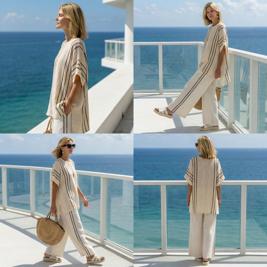 Abigail | Fresh Lightweight Loose Top and Wide Leg Pants