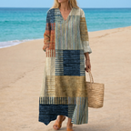 Iris | Earthly Echo Midi Dress