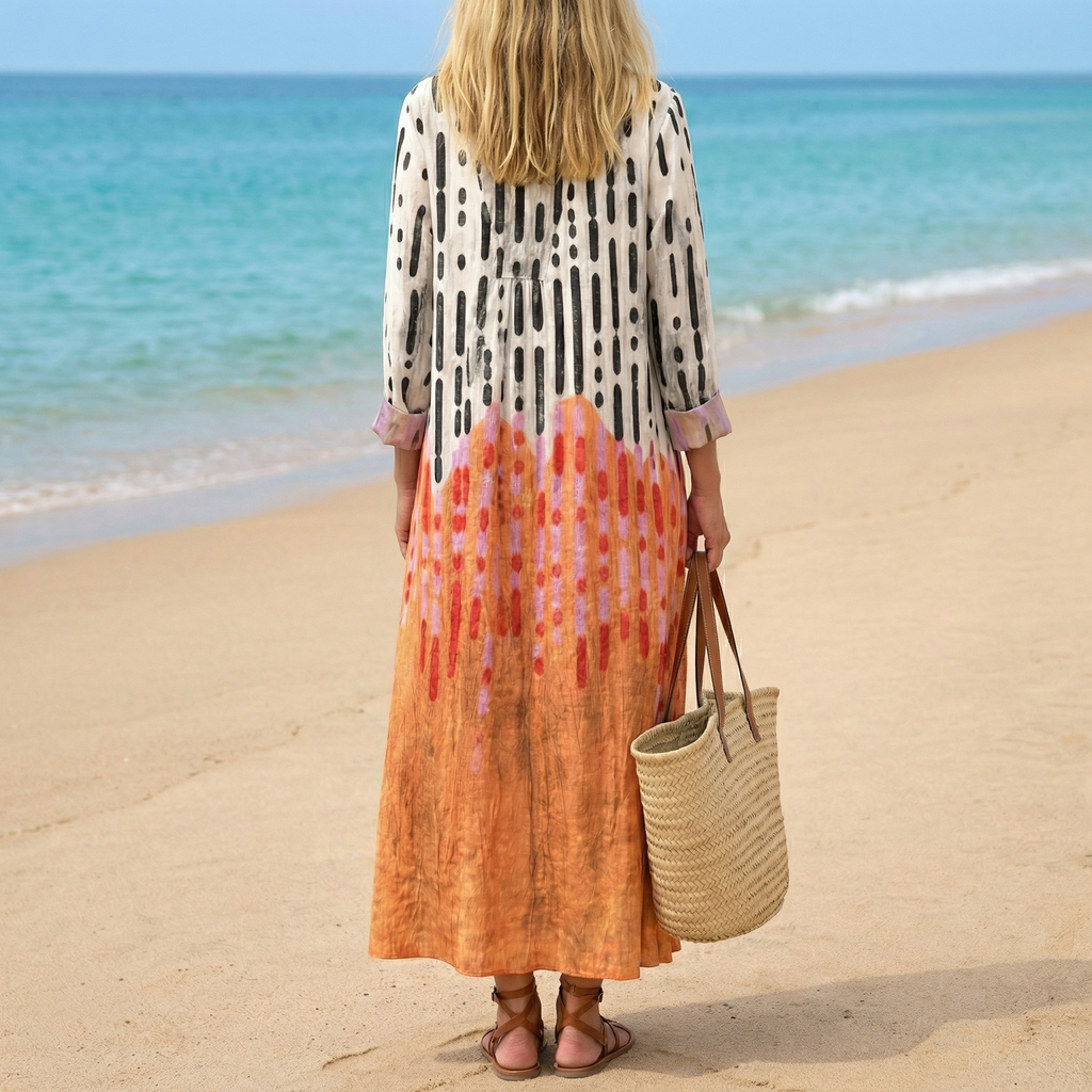 Jessica | Sunrise Spirit Midi Dress