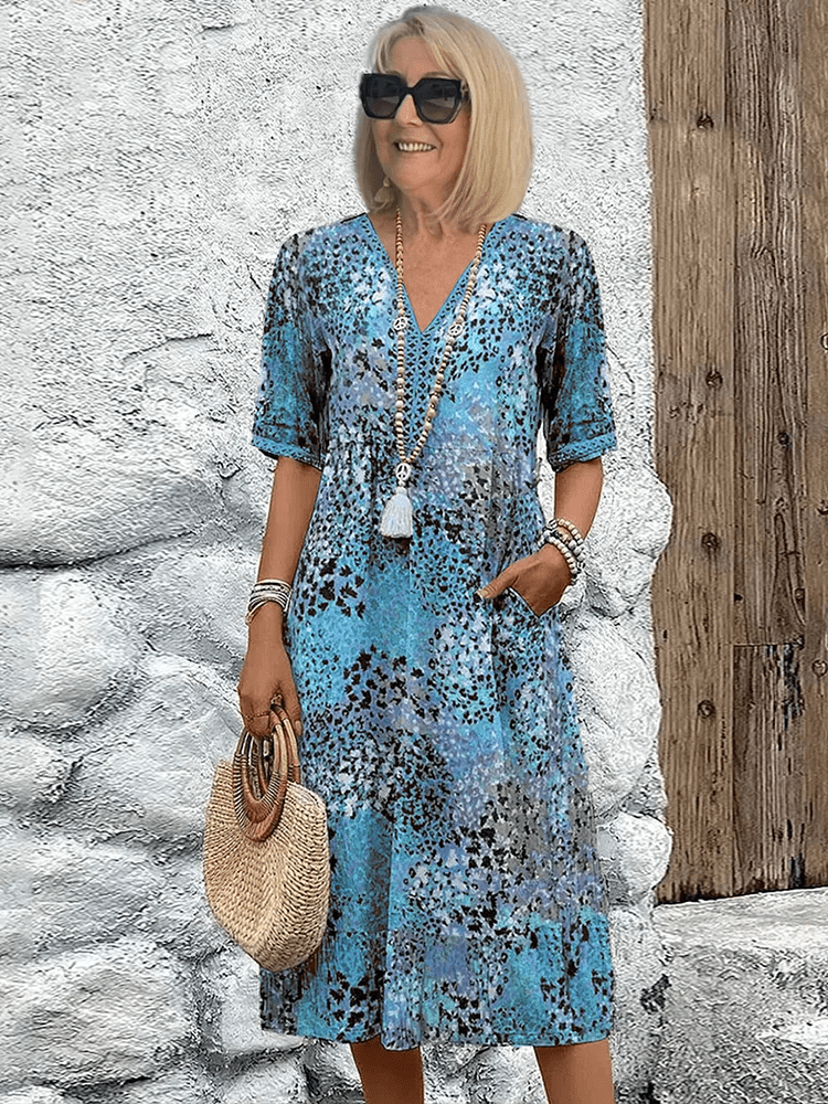 Marley | Coastal Elegance Midi Dress