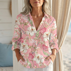 Cattleya | Elegant Bloom Blouse