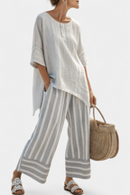 Cora | Fresh Lightweight Loose Top and Wide Leg Pants
