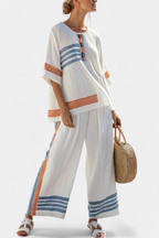 Adeline | Fresh Lightweight Loose Top and Wide Leg Pants