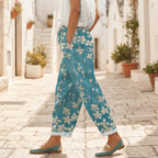 Chanel | Azure Blossom Trousers