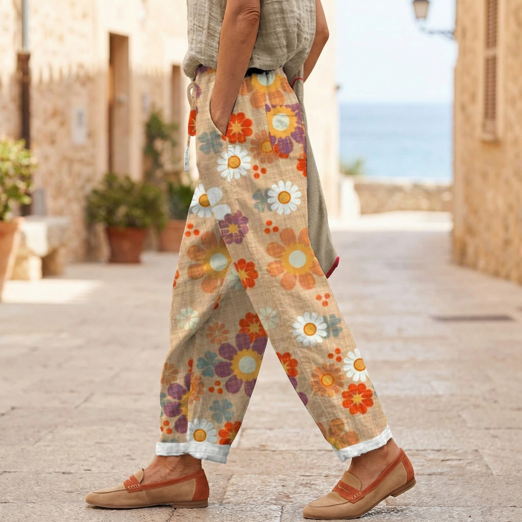 Monica | Seventies Bloom Trousers