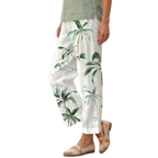 Debra | Botanical Palm Trousers